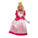 Super Mario Deluxe Princess Peach Child Costume Super Mario Deluxe Princess Peach Child Costume