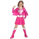 Pink Supergirl Child Costume